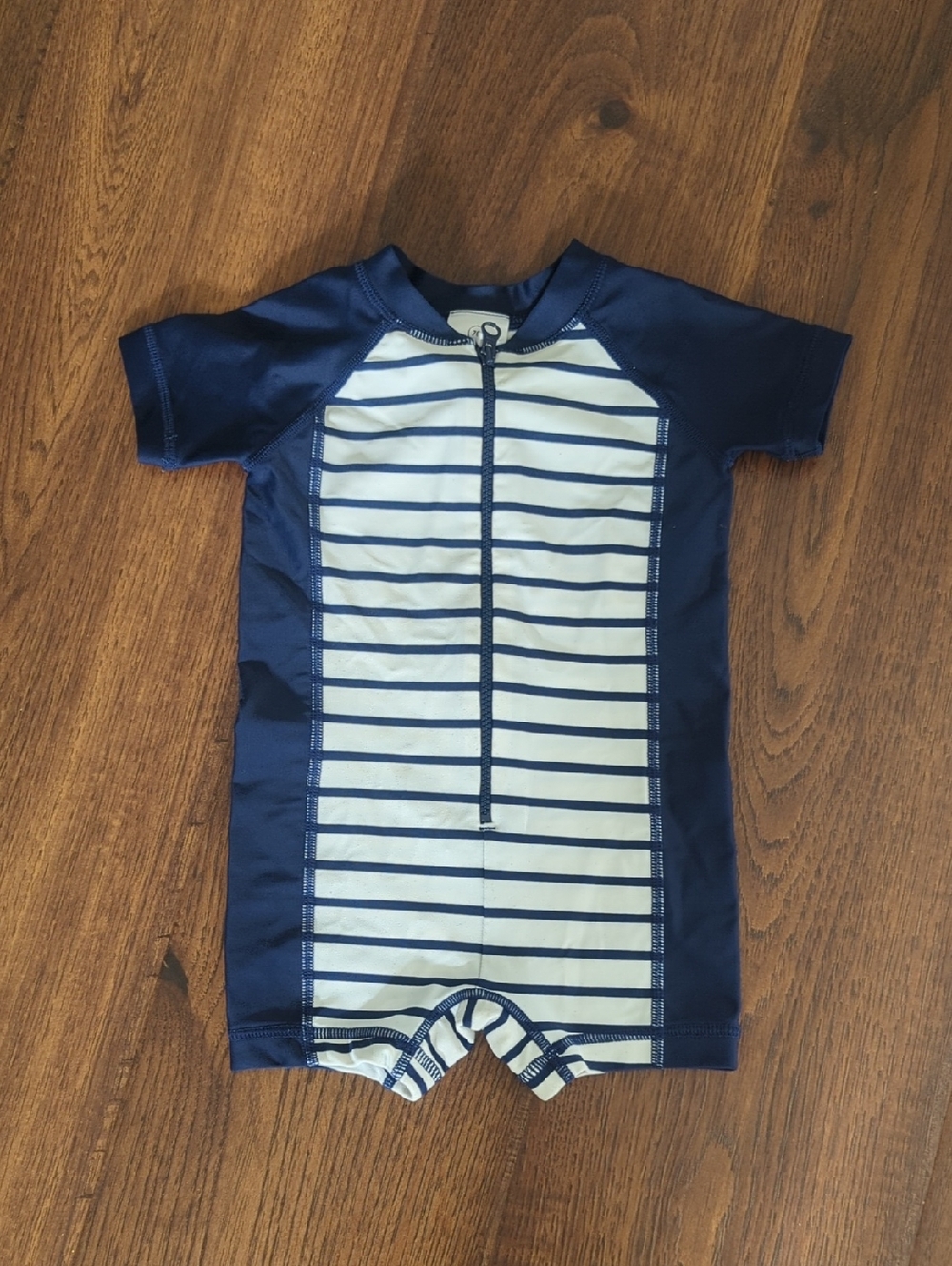 Hanna Andersson Swimy Rash Guard One Piece Swimsuit Size 70 6-12 Months